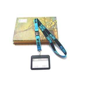 Promozione personalizzato stampato cordino in poliestere personalizzato regalo aziendale con Logo per le <span class=keywords><strong>idee</strong></span> regalo per il titolare del distintivo di carta d'identità - Product Image 3