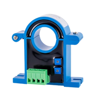 Sensor Arus Efek Hall Loop Terbuka AC/DC 0-2000A Inti Terpisah Akurasi Tinggi Kelas 0.5 4-20mA 0-5V Pemantauan Daya Output