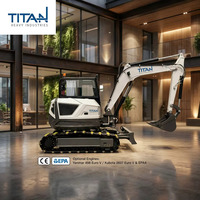 Nouvelle mini-excavatrice hydraulique TITAN TE65 6.6t 2026, Yanmar Euro V, Kubota EPA4
