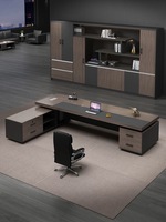 Fournisseur d'usine Grand bureau de direction moderne Gestionnaire de table de bureau de luxe Bureau d'ordinateur