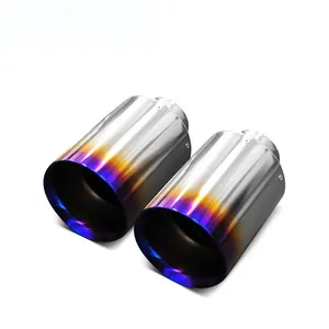 High Quality Durable Using Sell Well New Type Car Exhaust Filter Titanium Blue Exhaust Tips
