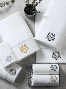 5つ星ホテルタオルバスタオルピュアコットンピュアホワイト100% コットンロゴカスタム - Product Image 4