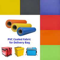 Tissu en bâche PVC tricoté, léger, imperméable, résistant aux UV, antistatique, imprimé uni, épaisseur personnalisée OEM pour l'extérieur