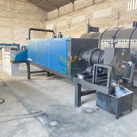 Four de carbonisation de biomasse pour coques de riz et épis de maïs, machine de production de biochar