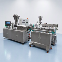 Automatische hoogcapaciteits extruder met dubbele schroef, van roestvrij staal, voor PET, gemaakt in China