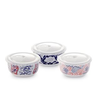 ภาชนะซากุระพร้อมฝาปิด เส้นผ่านศูนย์กลาง 13 ซม. สูง 7 ซม. คละแบบ - Product Image 1