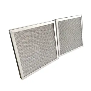 Stainless Steel Dust Filter Oil Fume Filter Industrial Metal Wire Mesh Corrugated Filter