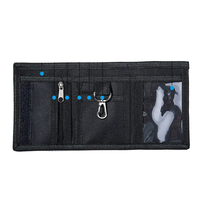 Dompet kain kamuflase pria kustom grosir kantung uang poliester lipat produsen sumber pendek
