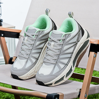 Chaussures de course pour hommes, baskets à semelle épaisse, à coussin hautement élastique, en maille respirante, antidérapantes, à absorption des chocs, chaussures de sport légères MD