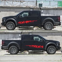 Autocollant de voiture tout-terrain FX4, 2 pièces, pour Ford Ranger Raptor F150 Mitsubishi L200 Isuzu Dma Nissan NAVARA Toyota Hilux, accessoires pour pick-up