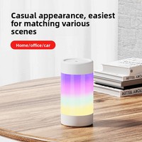 Diffuseur d'aromathérapie USB pour la maison et la voiture, purificateur d'air de bureau, effets lumineux, 300 ml, faible bruit, en plastique