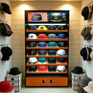 Custom Mingtang Baseball Cap Retail Store Shelves <strong>Hat</strong> Display Stand <strong>Rack</strong> for Retail Stores - Product Image 1
