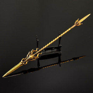 La Lanza del Dragón, 30 cm, Modelo <span class=keywords><strong>de</strong></span> Arma <span class=keywords><strong>de</strong></span> Decoración Artesanal Totalmente Metálica, Se Puede Personalizar, <span class=keywords><strong>Compra</strong></span> Directa <span class=keywords><strong>de</strong></span> Fabricantes <span class=keywords><strong>de</strong></span> Artesanías Metálicas - Product Image 4