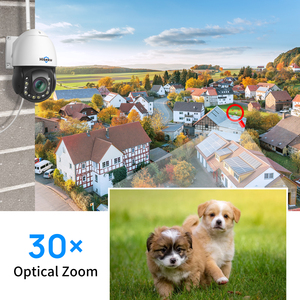 Caméra optique sans fil Hiseeu 30X 3MP PTZ avec vision nocturne, dôme rapide, Wi-Fi extérieur, audio bidirectionnel, portée 250 pieds, H.265, Z-WHD103Z, caméra Wi-Fi PTZ - Product Image 4
