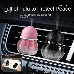 Pulverizador de aroma automático para aromaterapia de coche de cristal moderno, adornos de decoración de salida de aire, Perfume de larga duración para hombres, carga USB - Product Image 4