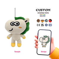 Gantungan Kunci Boneka Beruang Cokelat Muda, Ringkas dan Mudah Dibawa, Kain Lembut dan Ramah Kulit, Gantungan Kunci Custom.