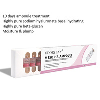 ZS personnalisé petites molécules ampoule d'acide hyaluronique hydratant en profondeur collagène Ha sérum lutte contre les ridules et les rides