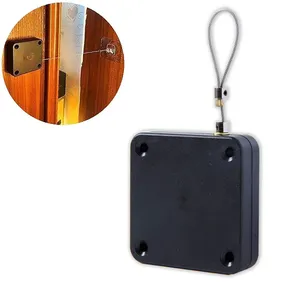 Nouvel an, achat en vrac, fermeture de porte coulissante, poinçon gratuit, doux, noir, automatique, réglable, ferme-porte de sol