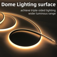 Éclairage d'escalier intérieur : Bande LED néon 10x10mm haute luminosité DC24V IP67, pliable, CCT personnalisable pour éclairage de plafond/entre-meubles