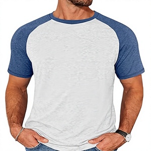 Men's Olive Green <b>Raglan</b> Sleeve T-Shirt Oversized Fit 100% Cotton Casual O-Neck Solid Color Jersey Breathable Front Logo <b>Top</b> - Product Image 1