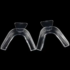 Zahn aufhellung schalen 4PCS Transparent Dental Thermo forming Mundschutz White ning Zahnsc halen