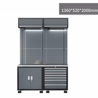 Système de rangement modulaire à tiroirs pour garage et atelier, armoire à outils en acier laminé à froid personnalisée OEM, établi amovible, capacité de charge 500 kg