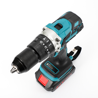 Perceuse électrique classique bleue 21V Max, qualité industrielle, sans balais, double vitesse, mandrin métallique à cliquet 13mm, performance fiable, OEM
