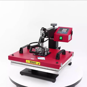 Peralatan mesin cap panas, kaus cetakan transfer panas digital dua tampilan sederhana mesin pres kepala goyang - Product Image 6