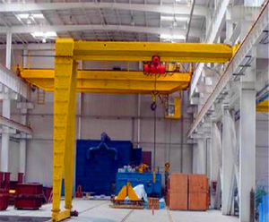 Grue semi-portique BMH robuste avec système d'entraînement 3 en 1 - Fonctionnement fluide et économie d'énergie - Product Image 1