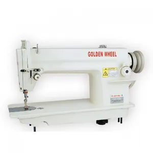 used Golden wheel CSK-5100AD-2FT/A Single Needle, Lockstitch, Flatbed Sewing Machine.With direct drive servo motor automatic