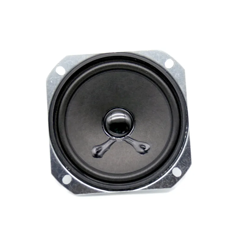 3 Inch 77*77MM Rectangle Shape 8Ohm 5W Low Frequency Foam-edge Paper Cone Loud Speaker with Mounting Hole