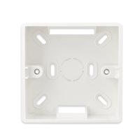 Boîte de jonction murale en PVC pour interrupteur et prise, protection blanche, accessoires de câblage électrique