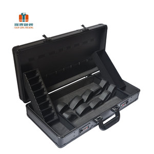 Barato duro a prueba de golpes a prueba de aluminio Barbero <span class=keywords><strong>DJ</strong></span> caso con espuma - Product Image 2