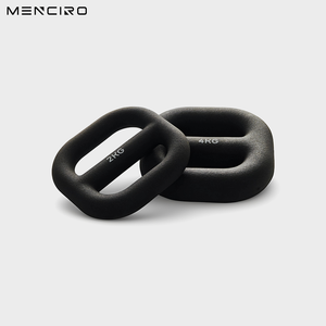 Impugnatura per Manubri Rivestita in Plastica per Uomini e Donne, per Allenamento Fitness e Sollevamento Pesi - Product Image 1