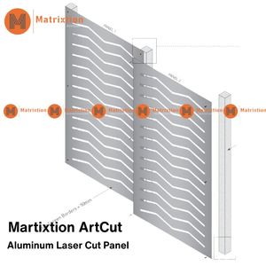 Panel Decorativo de Aluminio Cortado con Láser Matrixtion ArtCut para Fachada Exterior - Product Image 6