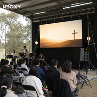 Pantalla LED para Iglesia P2.97, Pantalla LED de Alquiler para Interiores de 500x1000mm, Video Wall para Escenarios, 3840Hz, para Conciertos, Bodas y Eventos, Fabricante