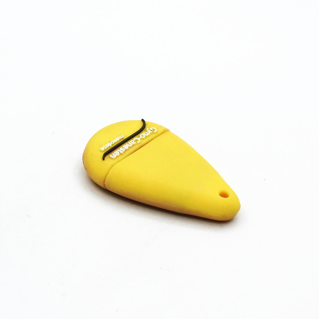 High Speed Customizable Silicone USB 2.0 8GB 16GB 64GB Real Capacity Water Drop Shape Flash Drive in Stock