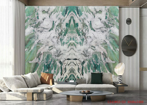 Luxe brésil naturel Potagonie vert poli pierre granit grande dalle pour évier de cuisine salle de bain vanité escaliers Design d'intérieur