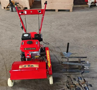 Désherbeuse rotative mini haute puissance 2/4 roues motrices, moteur diesel/essence, pour désherbage agricole et de pelouses, machine à rouler, fabrication chinoise