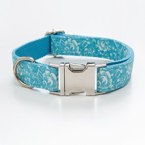 Collares para Perro de Tela con Hebilla Plateada, Diseño Moderno, Suaves, Duraderos, Ajustables, Ecológicos, con Estampado Bonito, Venta al por Mayor, Grabado Láser - Product Image 2