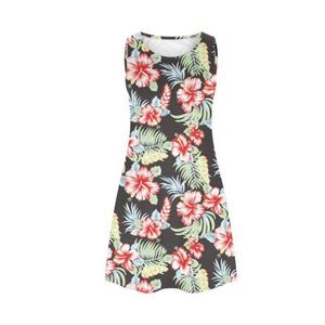 Crewneck Loose Beach T Shirts <b>Dress</b> With Pocket <b>Women</b> Summer Casual Sleeveless Boho Floral Mini Tank <b>Dresses</b> - Product Image 4