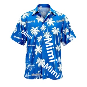 Camicia Estiva Casual da <span class=keywords><strong>Uomo</strong></span> 2025 con Stampa Digitale 3D di <span class=keywords><strong>Fiori</strong></span> Hawaiani, Design Personalizzato per Spiaggia e Vacanze, Taglie Regno Unito - Product Image 2