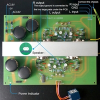 Kits de bricolage classe A carte d'amplificateur Audio HIFI British Music Fax a1 droit sculpté 20W x 2 stéréo Amplificador Audio