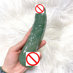 Горячая Распродажа натуральный розовый кварц пенис лечебный камень ручная резьба Хрустальный фаллоимитатор Массажная палочка - Product Image 2