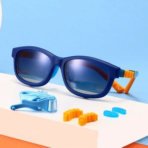 Gafas de Sol Infantiles 2 en 1 con Clip y Cadena, Personalizables con Logotipo, Venta al Por Mayor - Product Image 2