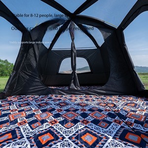Tente de <span class=keywords><strong>camping</strong></span> portable épaissie et imperméable pour 4, 8 ou <span class=keywords><strong>10</strong></span> <span class=keywords><strong>personnes</strong></span>, avec deux chambres et un salon pour l'extérieur - Product Image 3