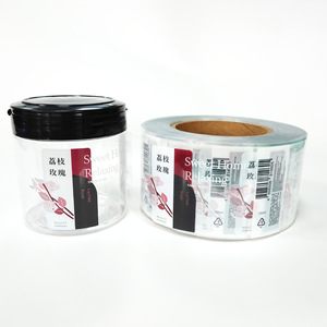 Tu Qiangshun Transparent Self <b>Adhesive</b> Labels <b>PVC</b> Pet Base Oil Glue Product Labels JCA002 - Product Image 3