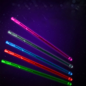 Baquetas <span class=keywords><strong>de</strong></span> Acrílico Luminosas Multicolor al por Mayor, Baquetas Eléctricas LED <span class=keywords><strong>5A</strong></span> con Interruptor, Recargables por USB, para Bodas - Product Image 3