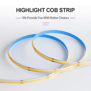 Bande lumineuse LED COB flexible ultra-mince de 4 mm, 420 LED, haute densité, découpable, IP65, étanche, sans points, CRI90 95, DC12V 24V - Product Image 3