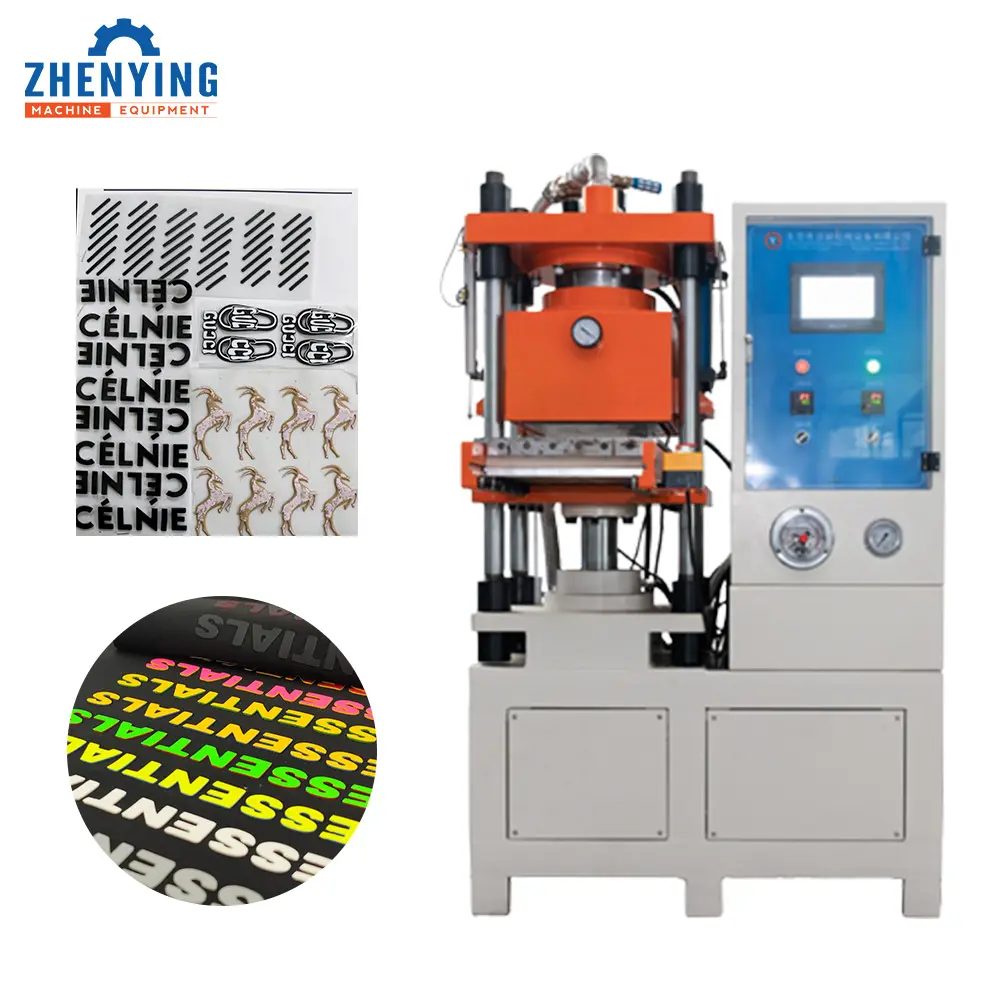 Ilicono-máquina formadora de etiquetas por transferencia térmica, collar de impresión de marca comercial, fabricación de logotipos de silicona